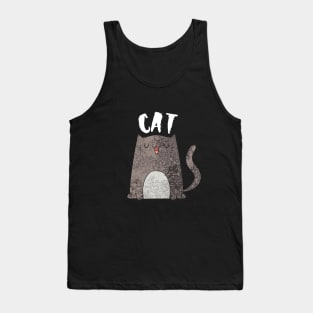 Cat Funny Shirts Tank Top